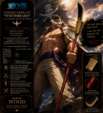 One Piece: White Beard Edward Newgate Wood Blade 150cm