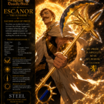Seven Deadly Sins: Escanor Steel Gold Axe 118cm