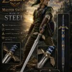 Zelda: The Legend of Zelda Steel Sword 123cm