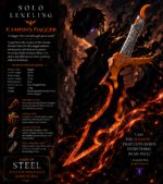 Solo Leveling: Sung Jinwoo’s Steel Dagger 55cm