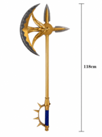 Seven Deadly Sins: Escanor Steel Gold Axe 118cm - Image 2