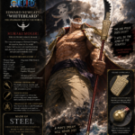 One Piece: White Beard Edward New Gate Steel Blade 198cm