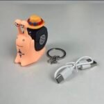 Ace Den Den Mushi Keychain + Sound Affect