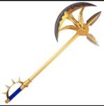 Seven Deadly Sins: Escanor Steel Gold Axe 118cm - Image 3