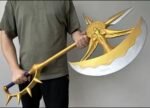 Seven Deadly Sins: Escanor Steel Gold Axe 118cm - Image 4